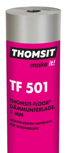 Thomsit PCI TF 501 THOMSIT-FLOOR® 1mm selbstklebende Dämmunterlage für Vinylboden als Meterware