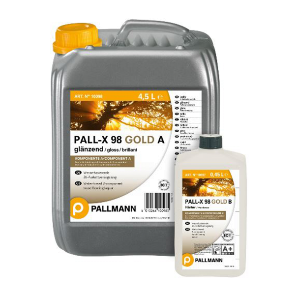 Pallmann PALL-X 98 GOLD glänzend 2K-Parkettversiegelung 4.95L auf DeinBoden24.de