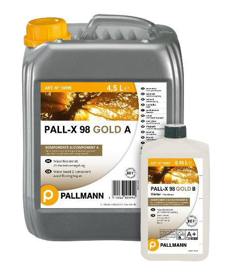 Palmann PALL-X 98 GOLD matt 2K-Parkettversiegelung 4.95L auf DeinBoden24.de