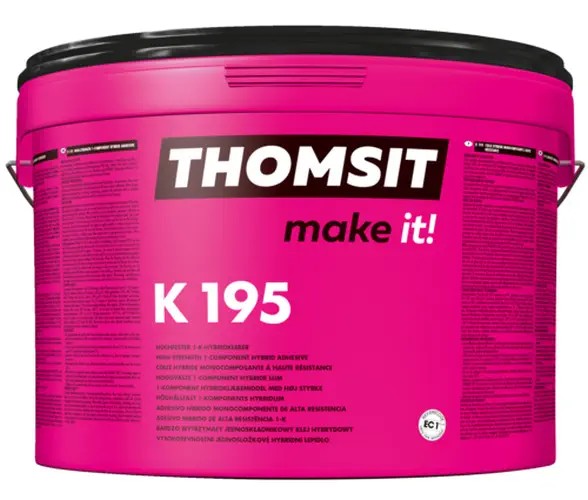 Thomsit PCI K 195 Hochfester 1-K-Hybridkleber für Feuchträume & Wintergärten 15kg