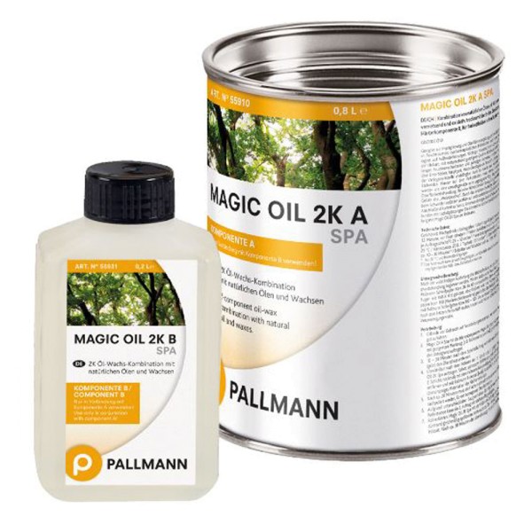 Pallmann MAGIC OIL 2K SPA High-Solid 2-Komponenten Parkettöl 1 Liter auf DeinBoden24.de
