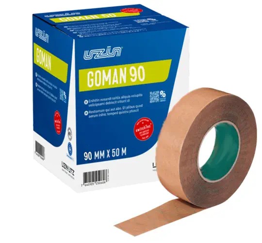Goman 90 Spezial Sockelband für Kautschuk-Hohlkehlen-Systeme 50m