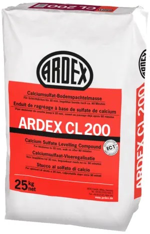 ARDEX CL 200 Calciumsulfat-Bodenspachtelmasse 25kg